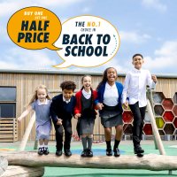 Back to School - buy 1, get 1 half price